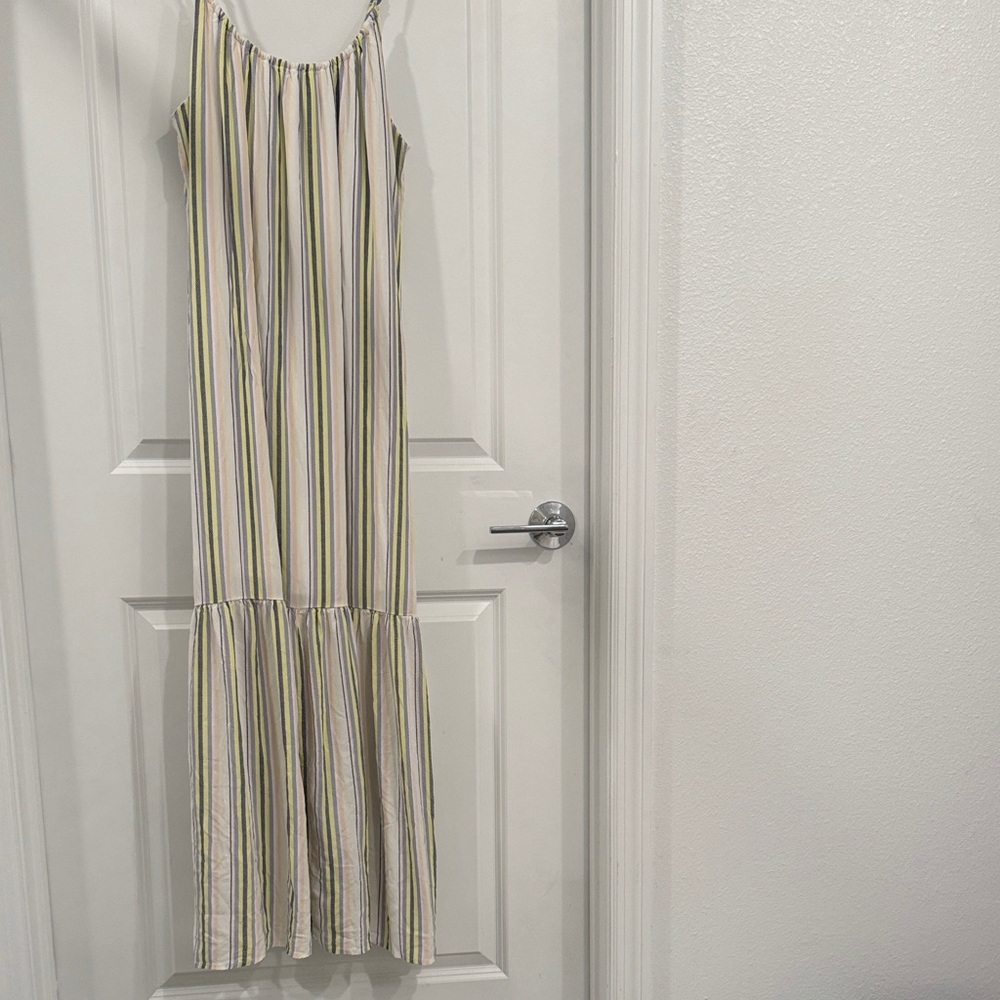 Apt. 9 Striped Maxi Dress - White and Green